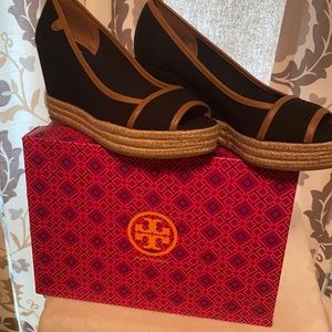 Tory Burch Majorca 85MM Logo Wedge Espadrille
